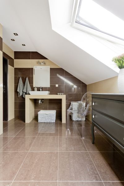 Attic Bathroom Installation in Mooresville