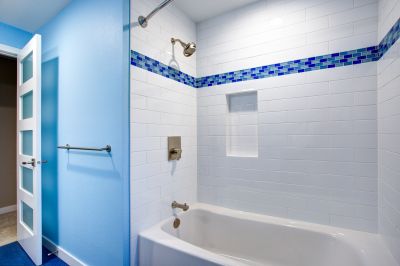 Tile Accented Shower